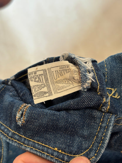 Vintage 70s Lee Union Made Denim Jacket  Made in USA  Size 44-46US / 54-56EU