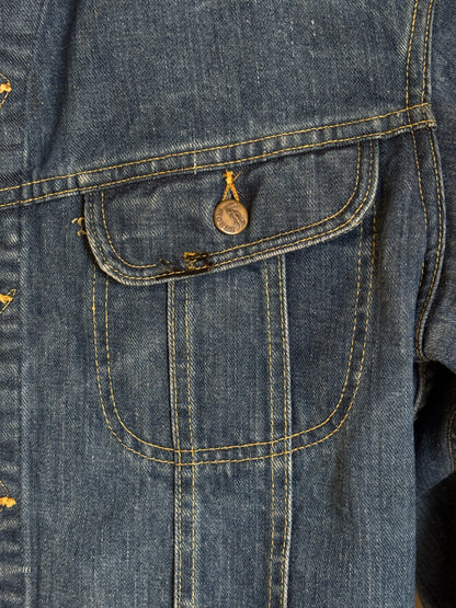 Vintage 70s Lee Union Made Denim Jacket  Made in USA  Size 44-46US / 54-56EU