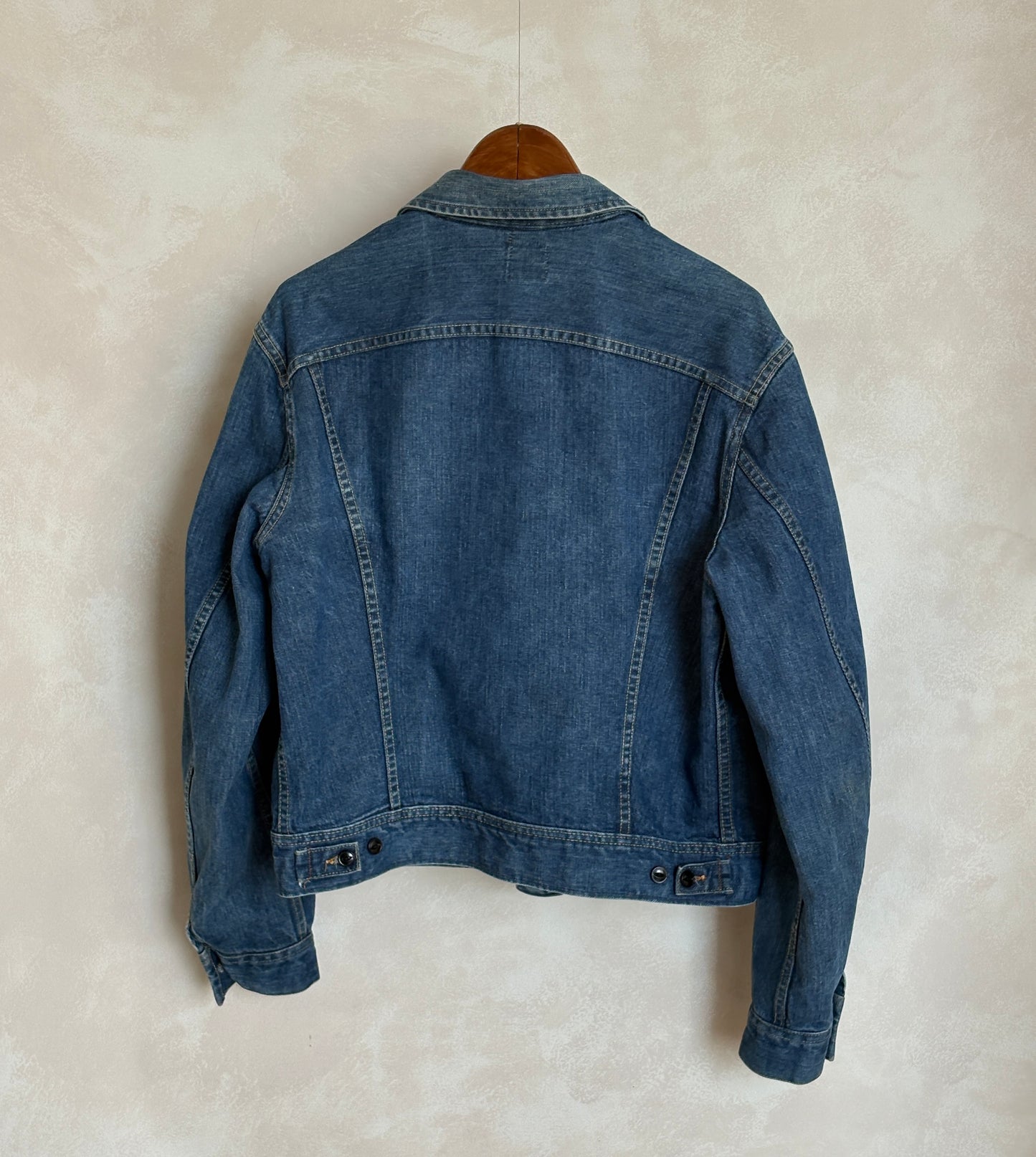 Vintage 70s Lee Union Made Denim Jacket  Made in USA  Size 44-46US / 54-56EU