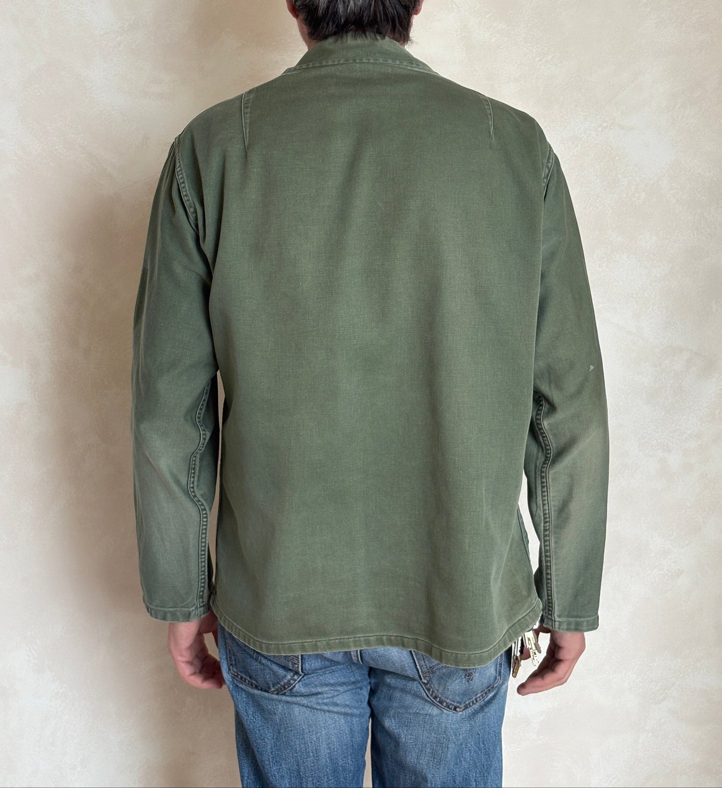 Authentic Type one 60s US Air Force OG-107 Fatigue Shirt – Vietnam War Era Small
