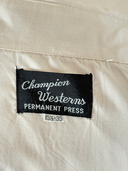 Size Med. Authentic Vintage 70’s embroidered Western Shirt-AJ357 Studio