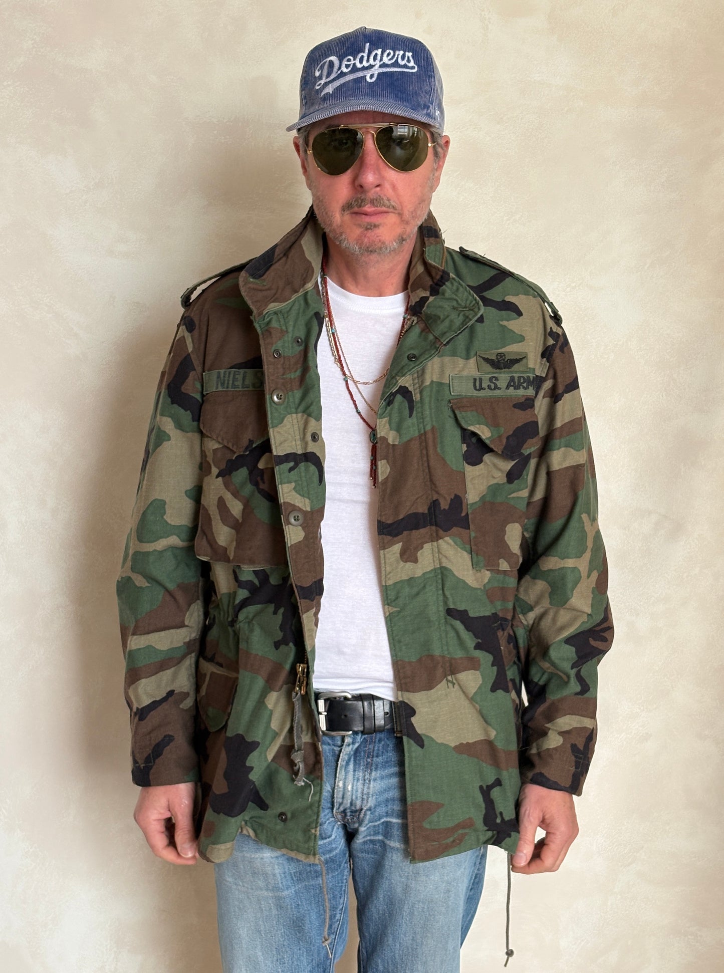 Authentic 1982 DBU US Army M-65 Field Jacket  – Size Medium Regular