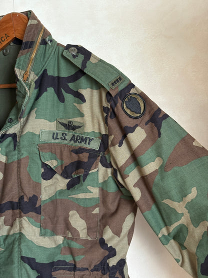 Authentic 1982 DBU US Army M-65 Field Jacket  – Size Medium Regular