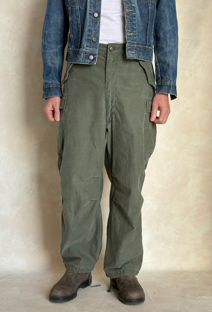 Vintage M-51 US Army Field Cargo  Pants – Made in USA -Medium- Military Trousers