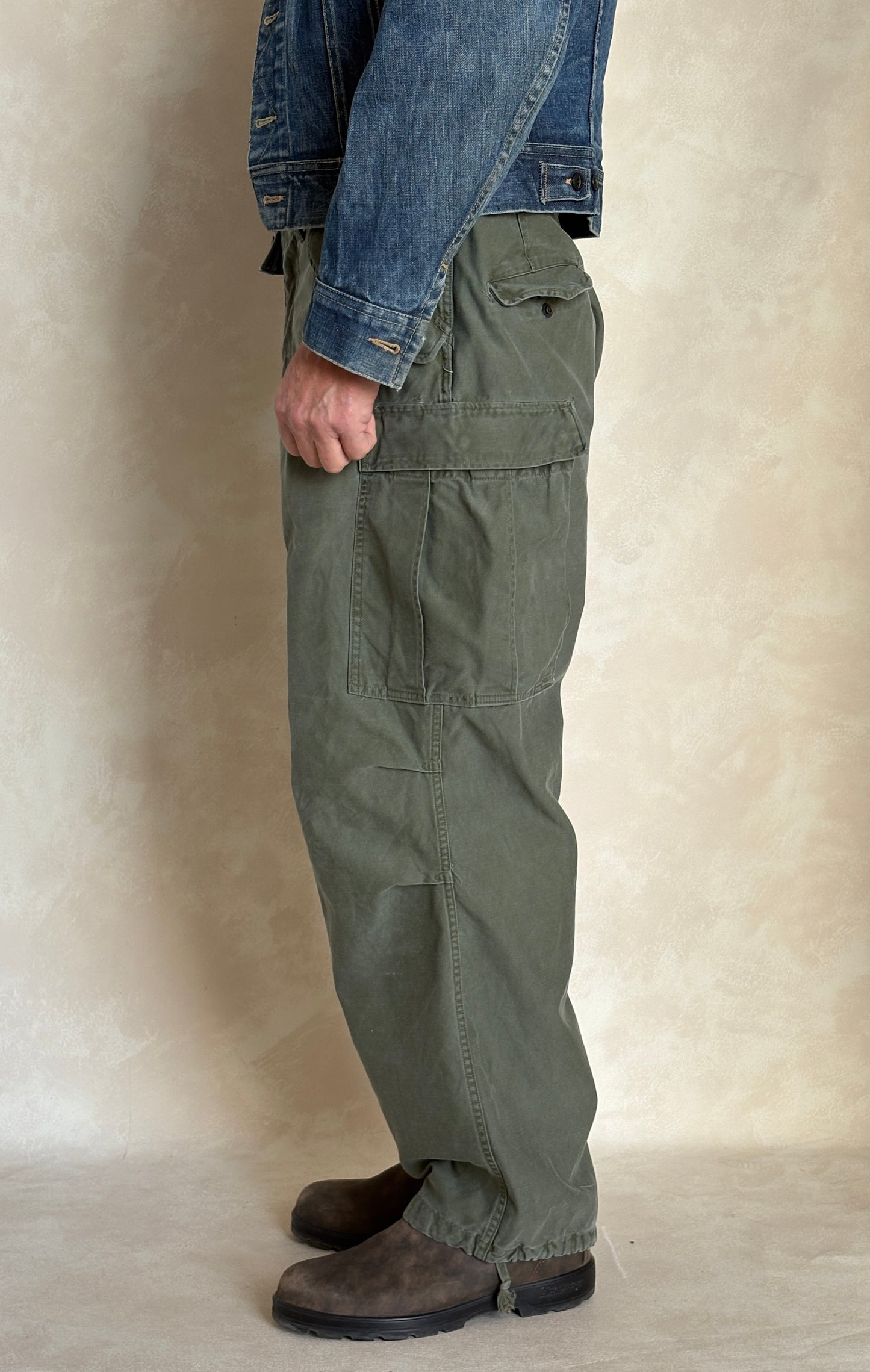 Vintage M-51 US Army Field Cargo  Pants – Made in USA -Medium- Military Trousers