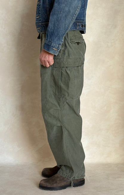 Vintage M-51 US Army Field Cargo  Pants – Made in USA -Medium- Military Trousers