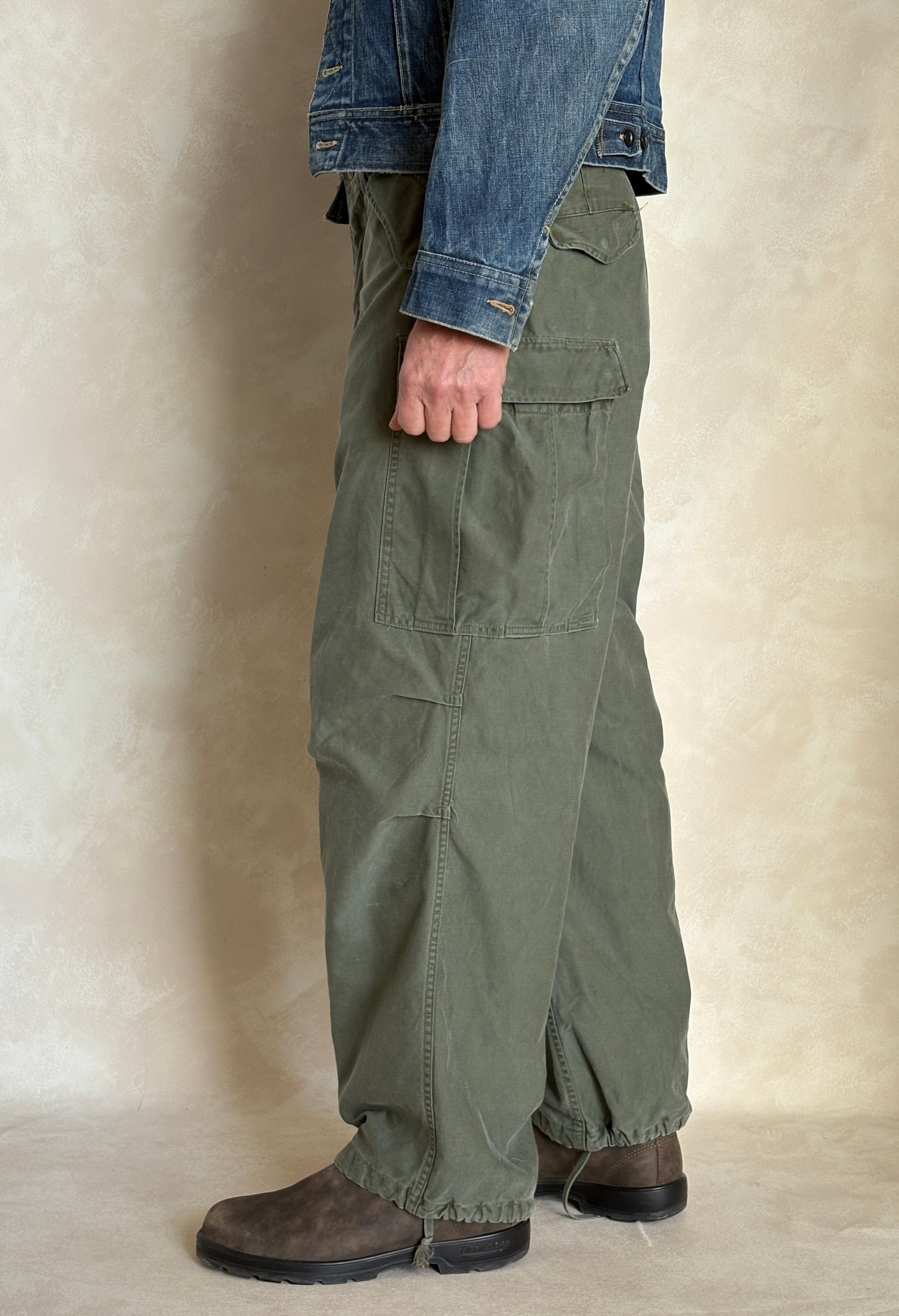Vintage M-51 US Army Field Cargo  Pants – Made in USA -Medium- Military Trousers
