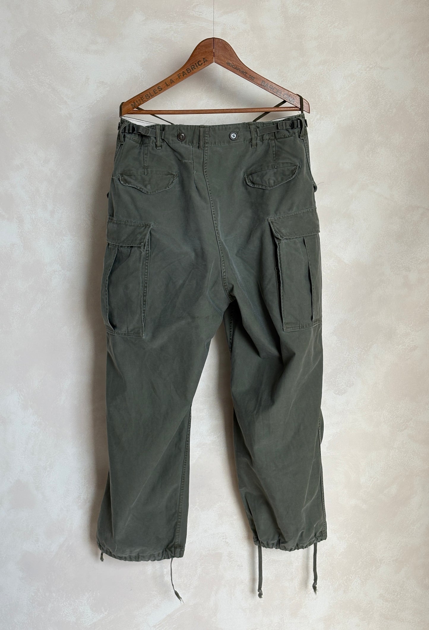 Vintage M-51 US Army Field Cargo  Pants – Made in USA -Medium- Military Trousers