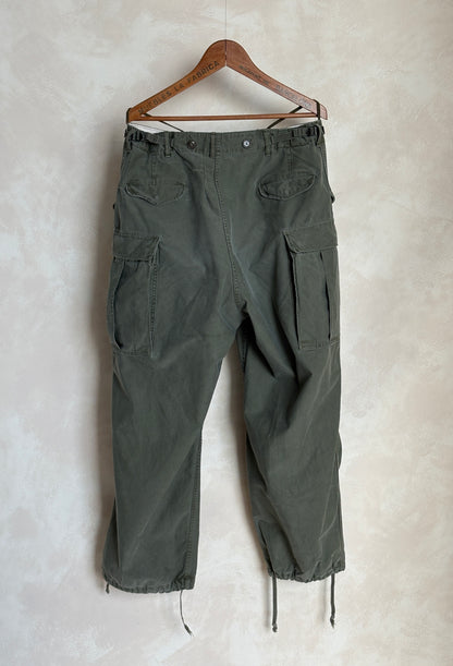 Vintage M-51 US Army Field Cargo  Pants – Made in USA -Medium- Military Trousers