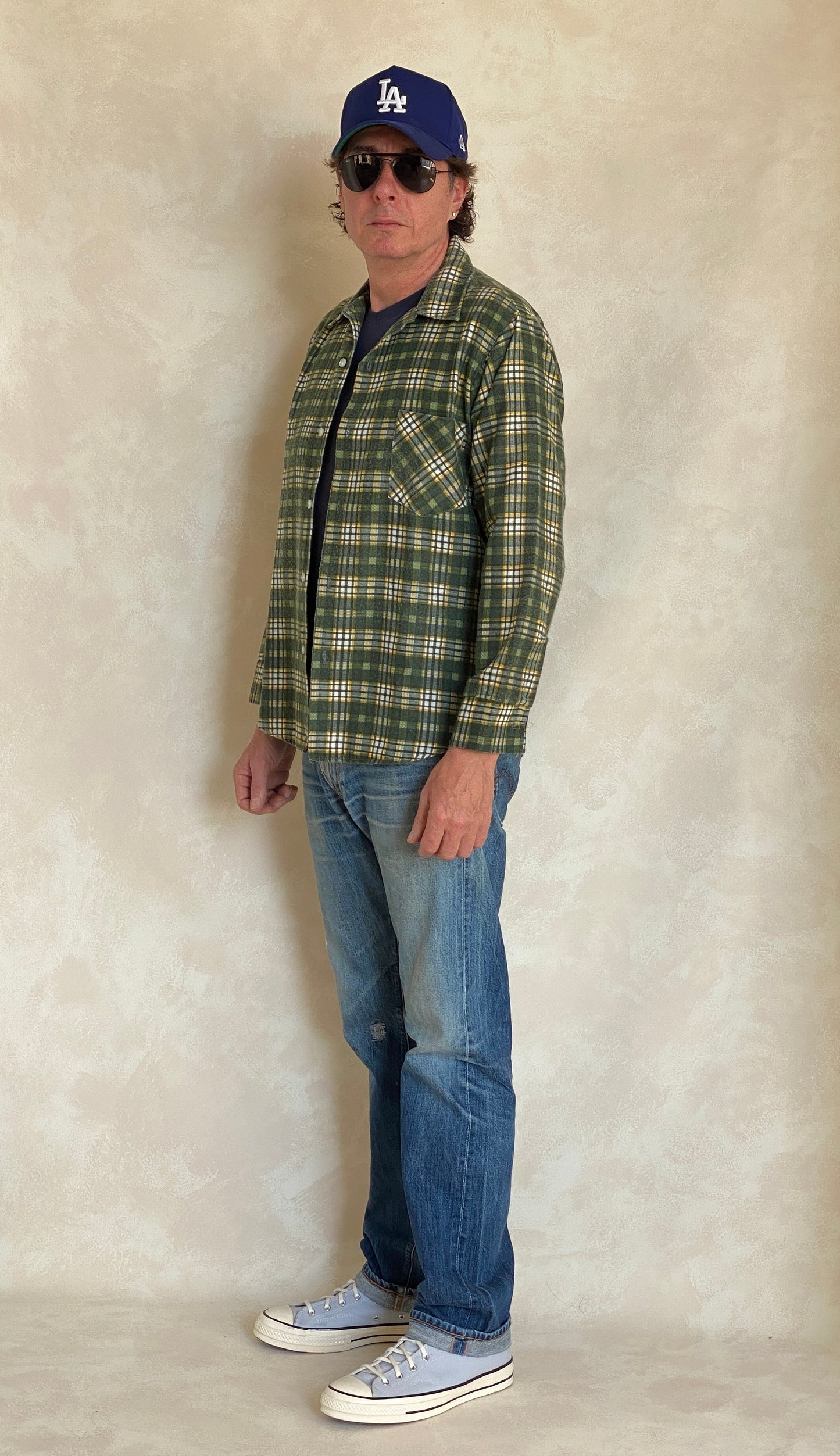 Large Vintage 90s Flannel Shirt | Classic Retro Style | USA Vintage BCN