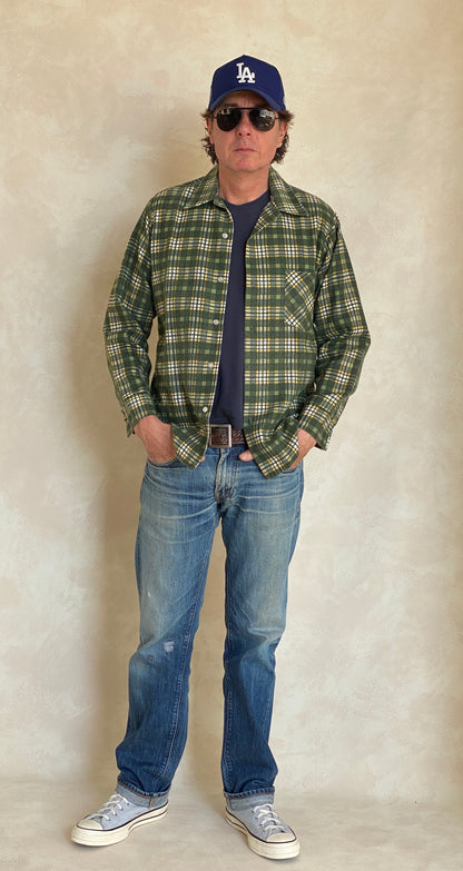 Large Vintage 90s Flannel Shirt | Classic Retro Style | USA Vintage BCN-AJ357 Studio
