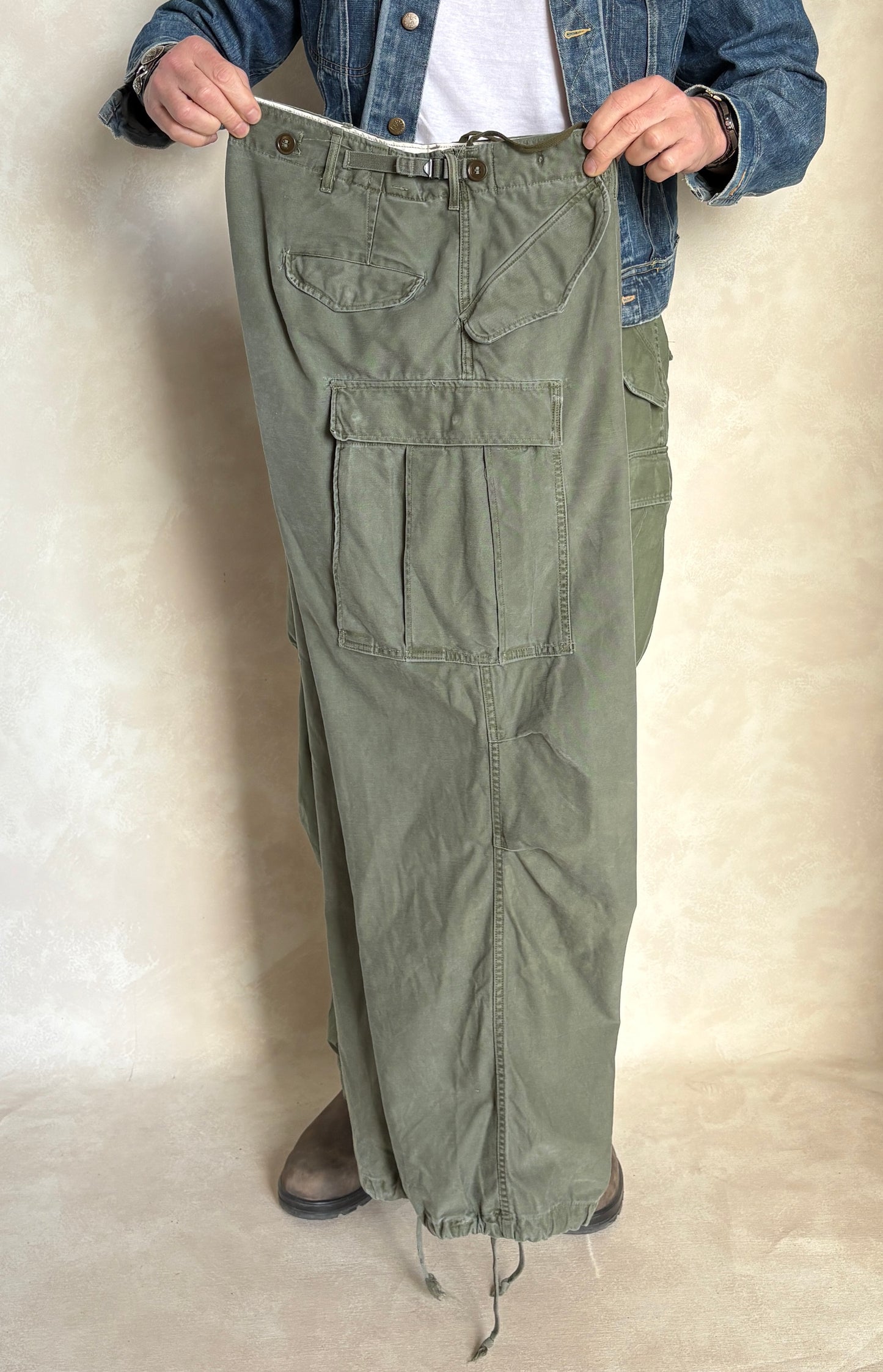 Vintage M-51 US Army Field Cargo  Pants – Made in USA -Medium- Military Trousers