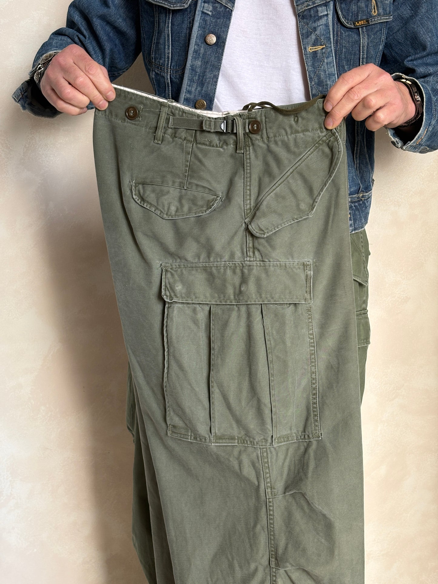 Vintage M-51 US Army Field Cargo  Pants – Made in USA -Medium- Military Trousers
