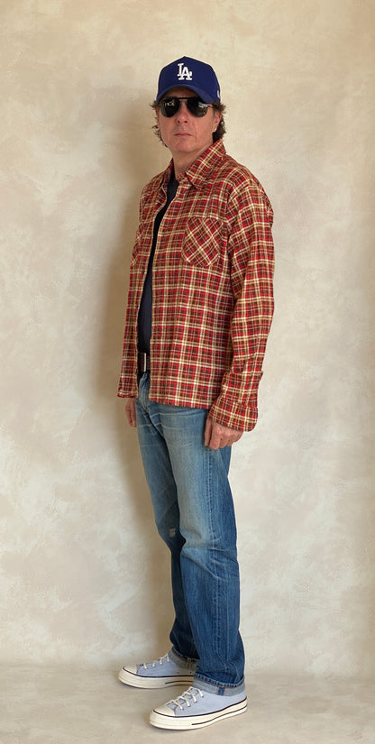 Large Vintage 90s Flannel Shirt | Classic Retro Style | USA Vintage BCN-AJ357 Studio