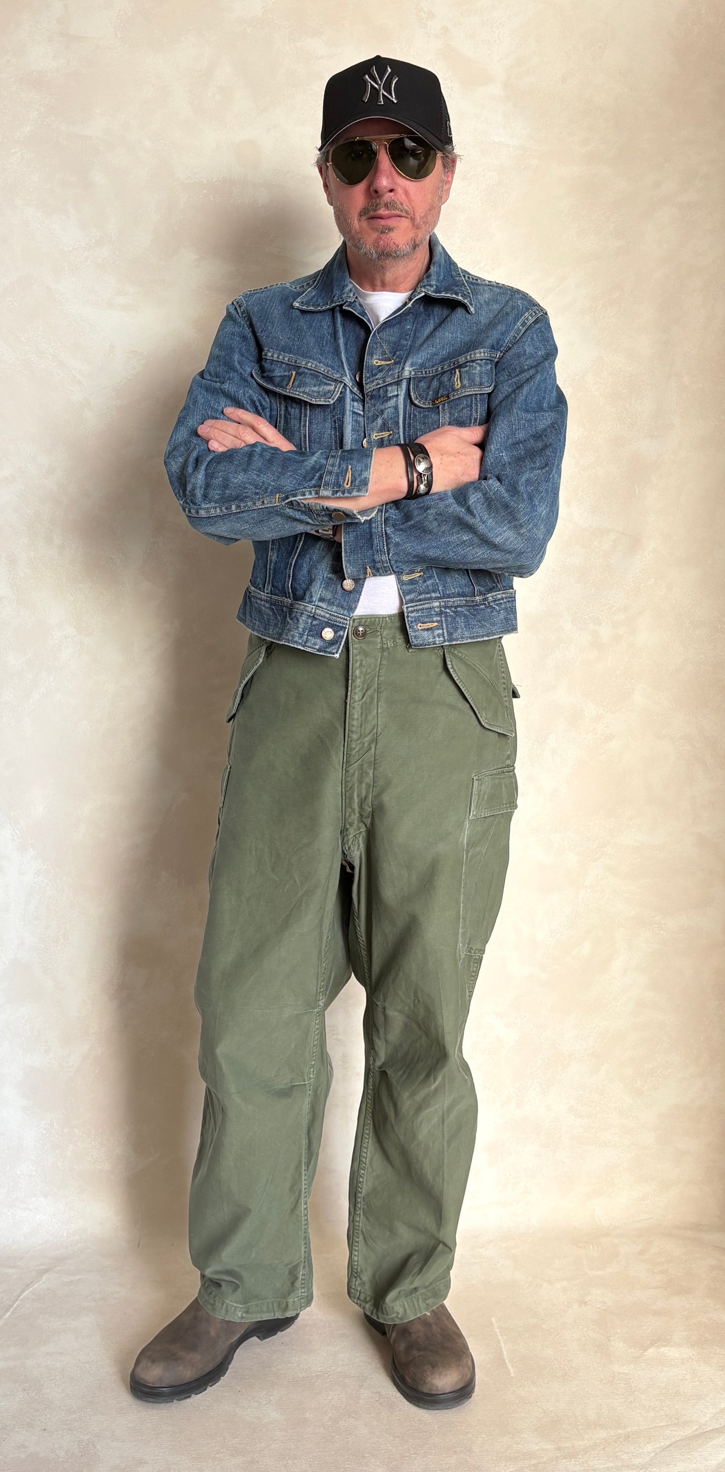 Vintage M-51 US Army Field Cargo Pants – Made in USA - Size Medium-  Military Trousers