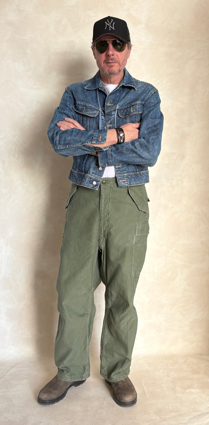 Vintage M-51 US Army Field Cargo Pants – Made in USA - Size Medium-  Military Trousers