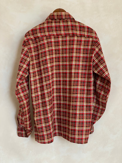 Large Vintage 90s Flannel Shirt | Classic Retro Style | USA Vintage BCN-AJ357 Studio