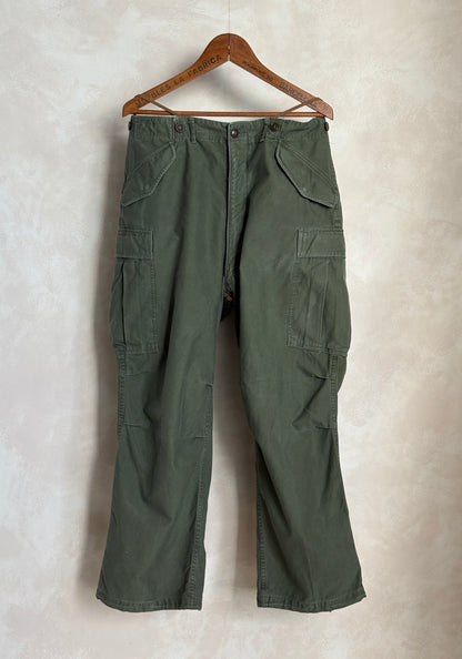 Vintage M-51 US Army Field Cargo Pants – Made in USA - Size Medium-  Military Trousers