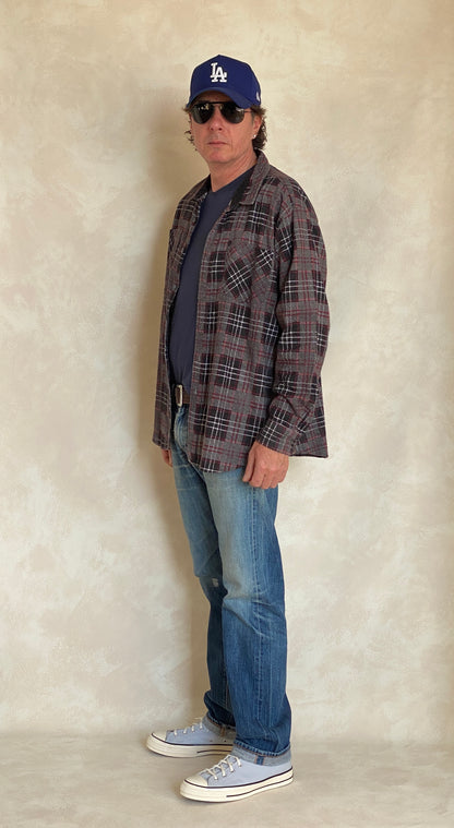 Large Vintage 90s Flannel Shirt | Classic Retro Style | USA Vintage BCN-AJ357 Studio