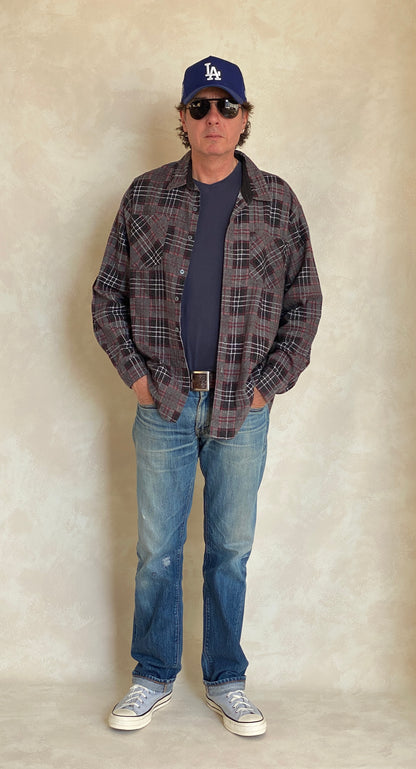 Large Vintage 90s Flannel Shirt | Classic Retro Style | USA Vintage BCN-AJ357 Studio