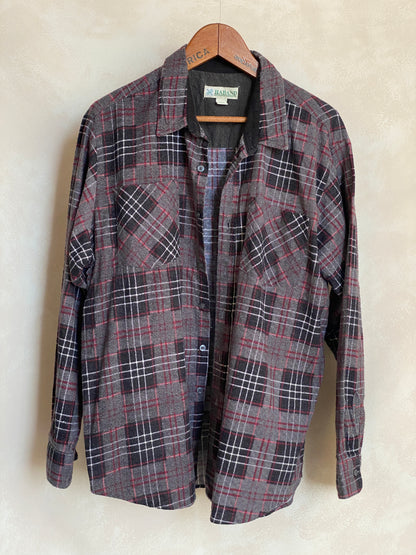 Large Vintage 90s Flannel Shirt | Classic Retro Style | USA Vintage BCN-AJ357 Studio