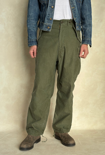 Vintage M-51 US Army Field Cargo Pants – Made in USA - Size Medium  Military Trousers