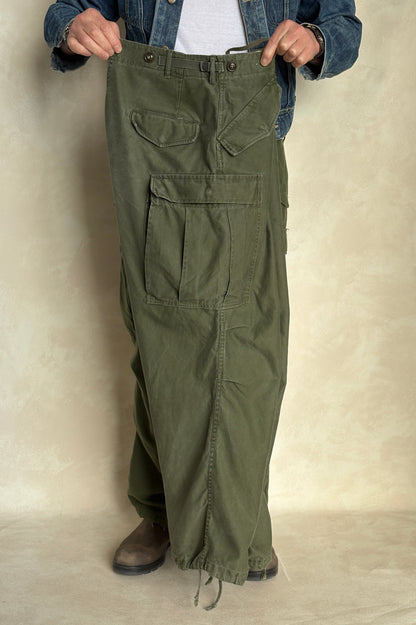 Vintage M-51 US Army Field Cargo Pants – Made in USA - Size Medium  Military Trousers