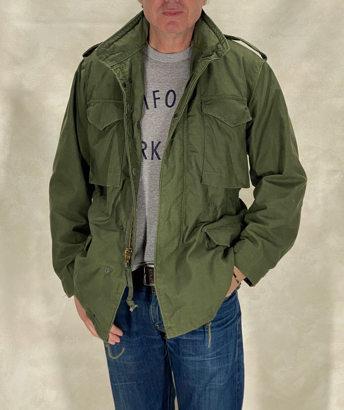 Authentic 1980 US Army M-65 Field Jacket – Vintage Military Combat Coat – Size Small Regular – Made in USA-military-AJ357 Studio