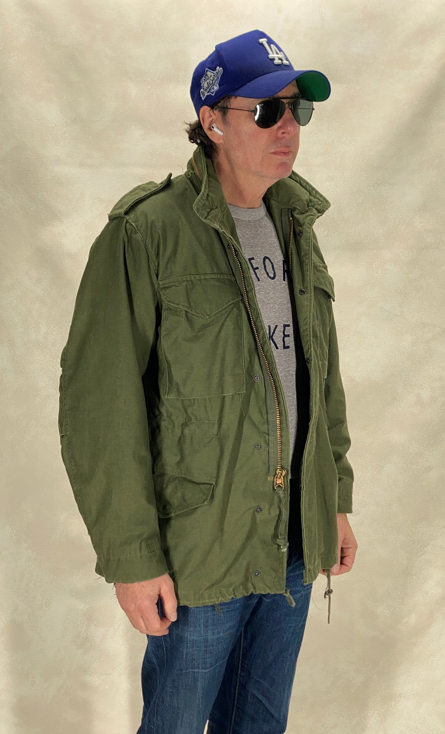 Authentic 1980 US Army M-65 Field Jacket – Vintage Military Combat Coat – Size Small Regular – Made in USA