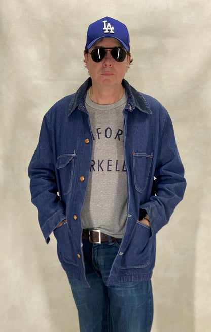 Size 44 US Large. Vintage Blue Bell blanket lined Chore coat work jacket Made in USA-AJ357 Studio