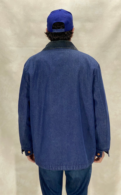 Size 44 US Large. Vintage Blue Bell blanket lined Chore coat work jacket Made in USA-AJ357 Studio