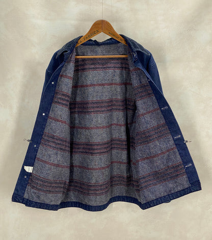 Size 44 US Large. Vintage Blue Bell blanket lined Chore coat work jacket Made in USA-AJ357 Studio