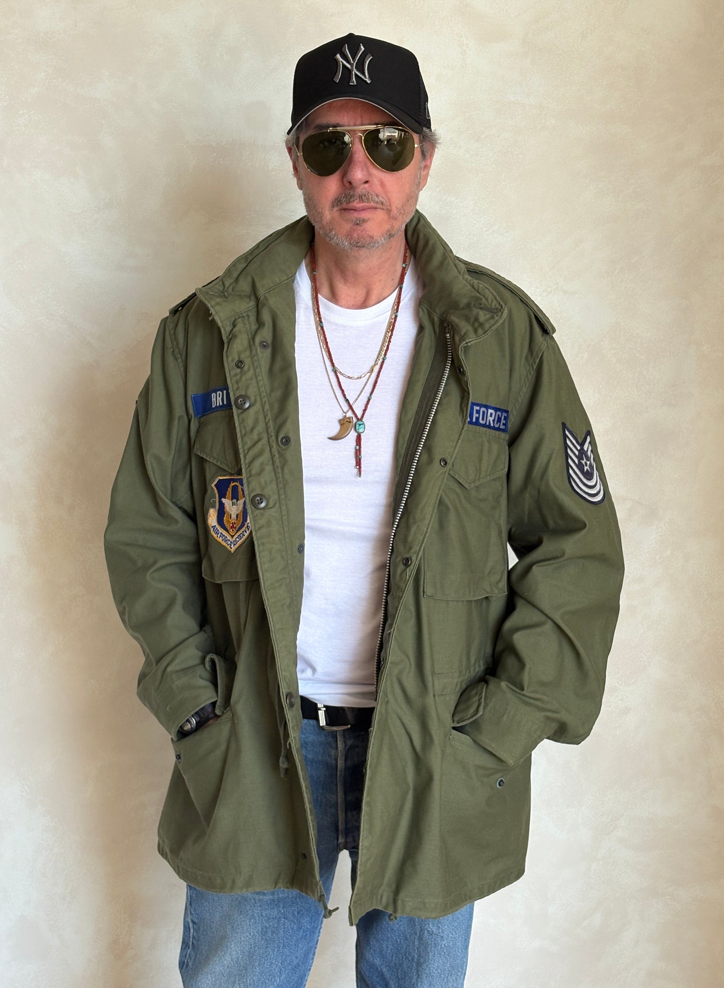 Vintage 1970 M-65 Field Jacket US Air Force Alpha Industries – XL