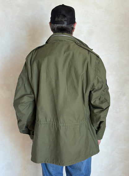 Vintage 1970 M-65 Field Jacket US Air Force Alpha Industries – XL