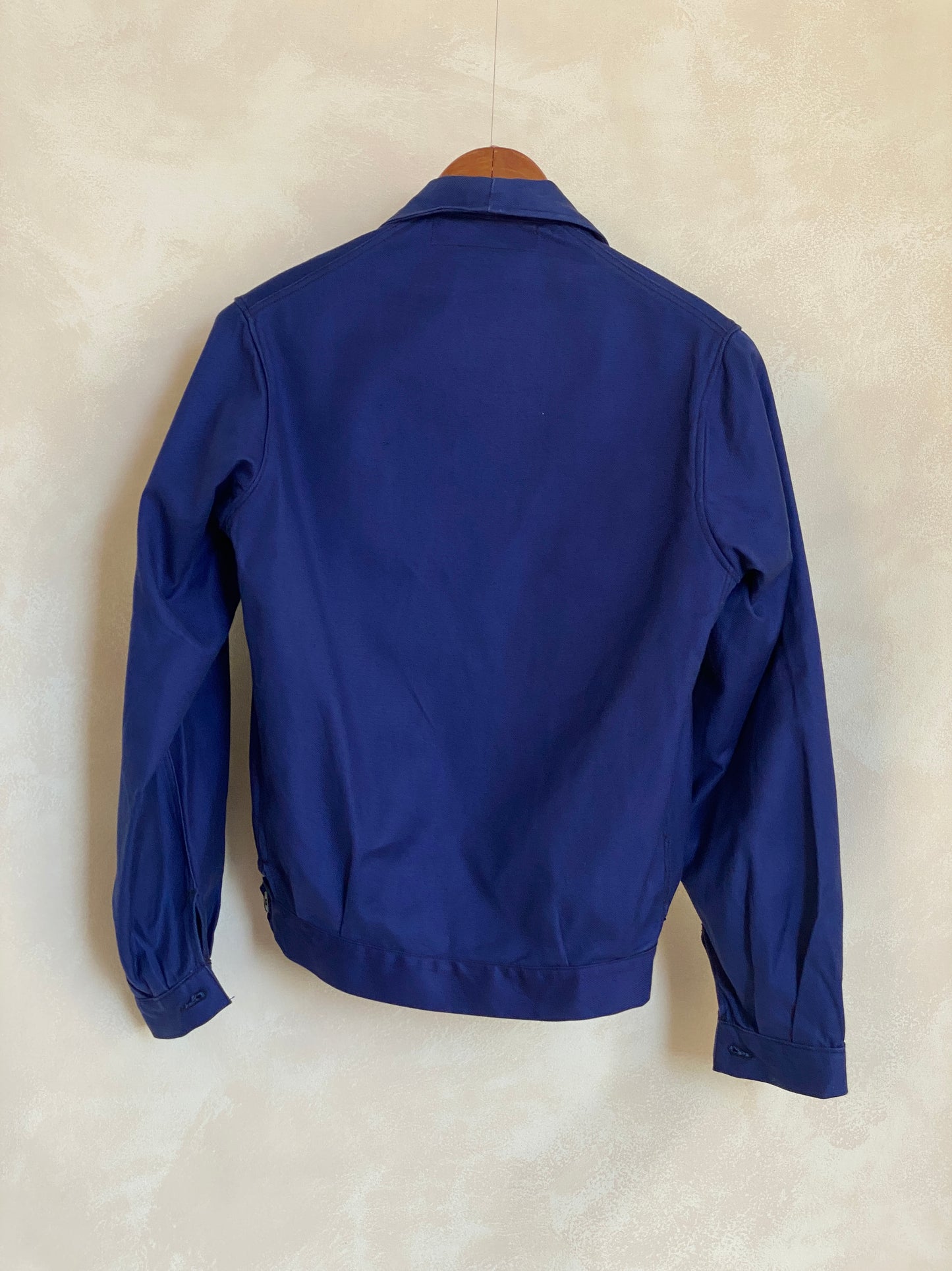 Vintage French cyclist jacket in size 36EU, classic workwear style, washed once for soft vintage look