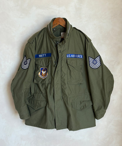 Vintage 1970 M-65 Field Jacket US Air Force Alpha Industries – XL