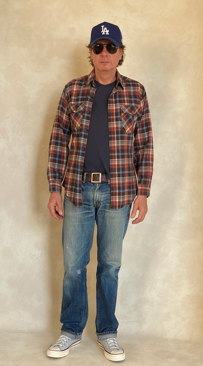 Medium Vintage 80s Levi's Shirt | 100% Cotton | Made in USA | Classic Retro Style | USA Vintage BCN-AJ357 Studio
