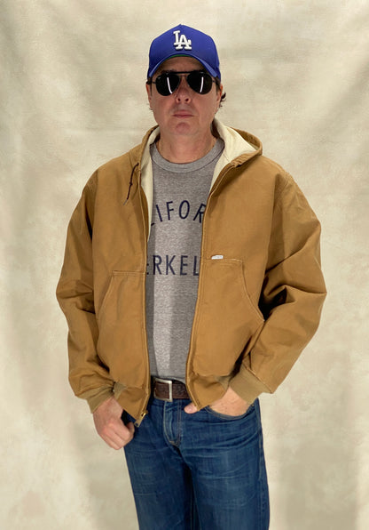 Size X Large. 90s Vintage hooded Carhartt jacket Made in USA - Authentic Workwear Style-AJ357 Studio