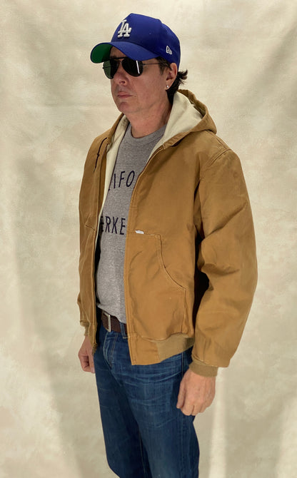 Size X Large. 90s Vintage hooded Carhartt jacket Made in USA - Authentic Workwear Style-AJ357 Studio