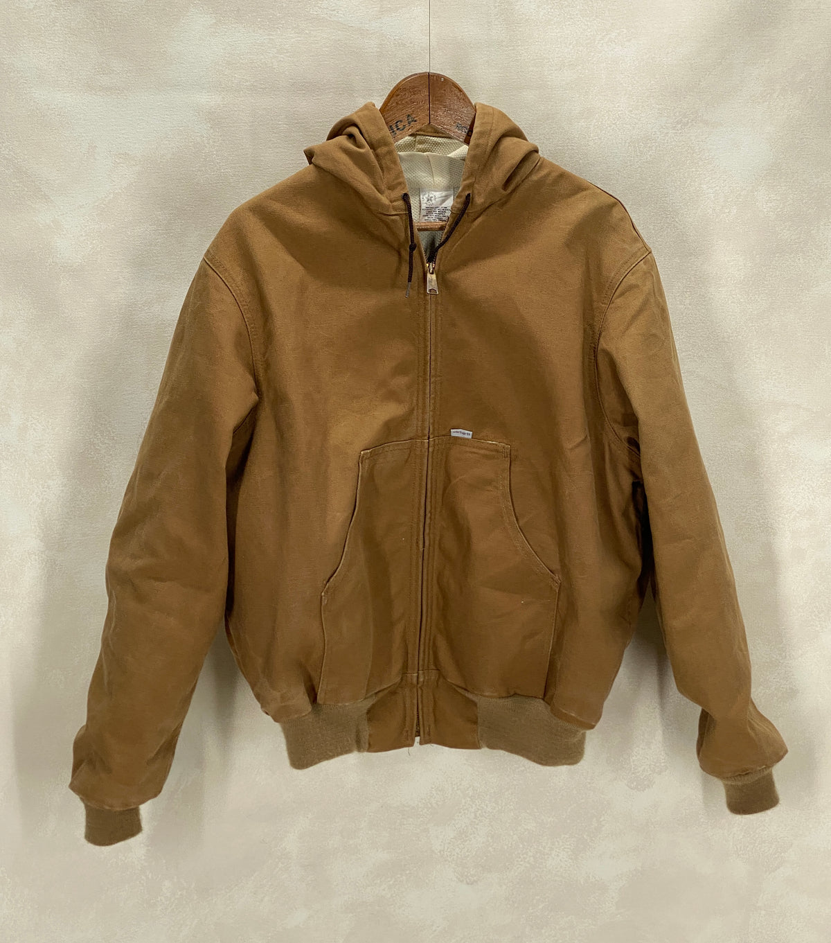 Size X Large. 90s Vintage hooded Carhartt jacket Made in USA - Authentic Workwear Style-AJ357 Studio