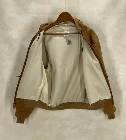 Size X Large. 90s Vintage hooded Carhartt jacket Made in USA - Authentic Workwear Style-AJ357 Studio