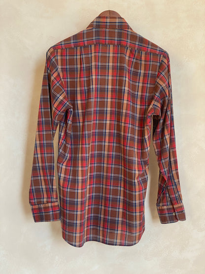 Small Vintage 80’s Levi's Plaid Shirt | Made in USA | Classic Retro Style | USA Vintage BCN-AJ357 Studio