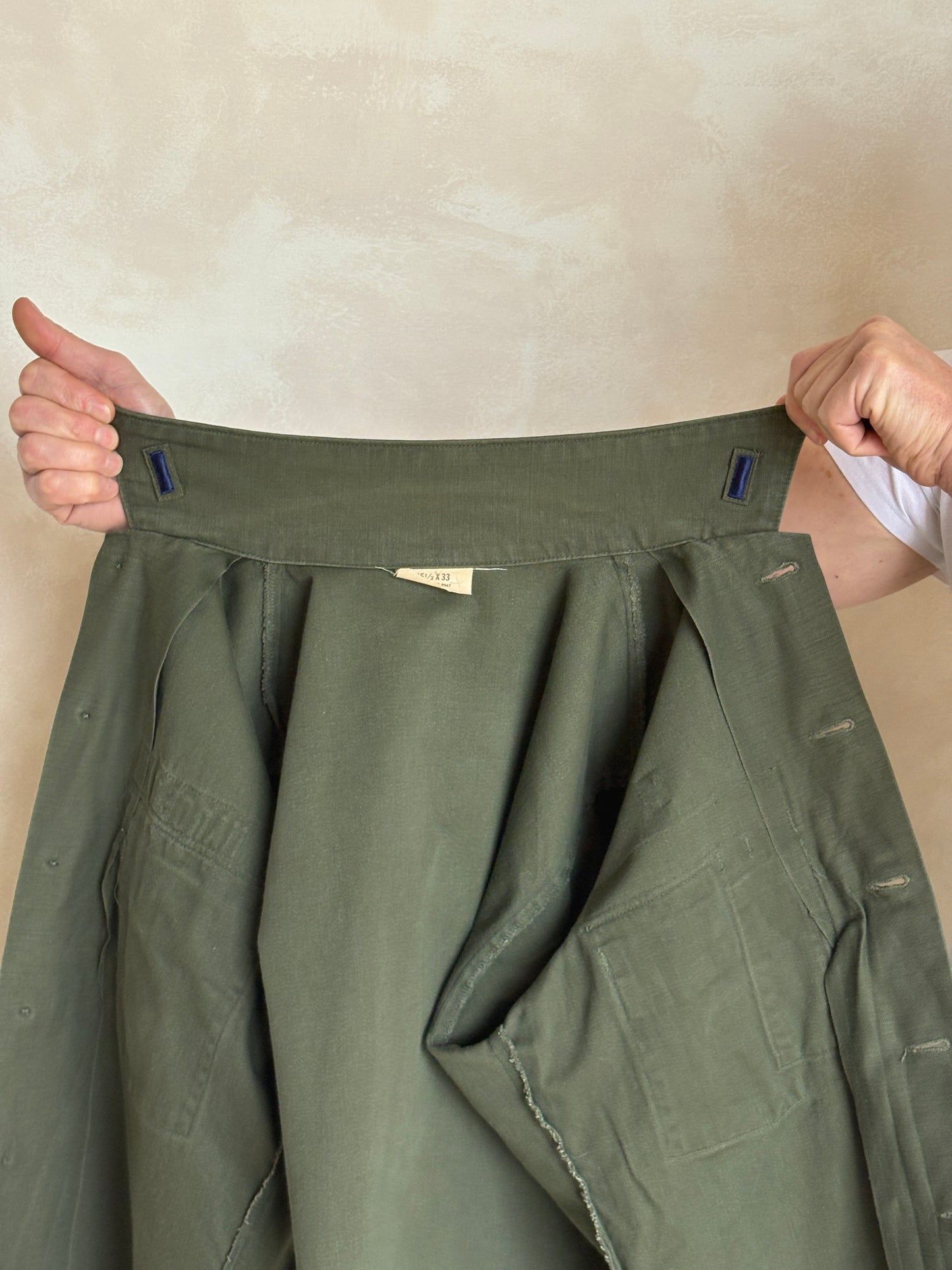 Med. Authentic 1976 US Air Force OG-107 Fatigue Shirt – Military