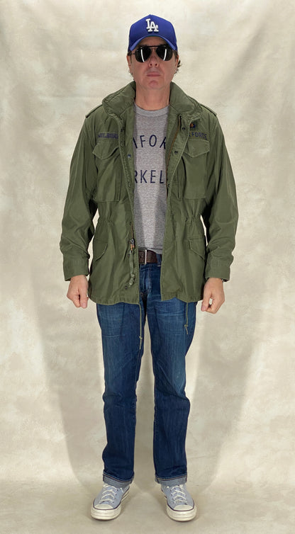 Small Reg. Authentic 1982 US Army M-65 Field Jacket – Vintage Military Coat Made in USA-AJ357 Studio