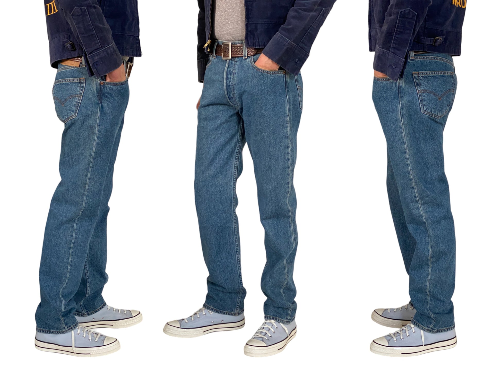 33X32 Levi’s vintage 501 jeans Made In Mexico in 2001-military-AJ357 Studio