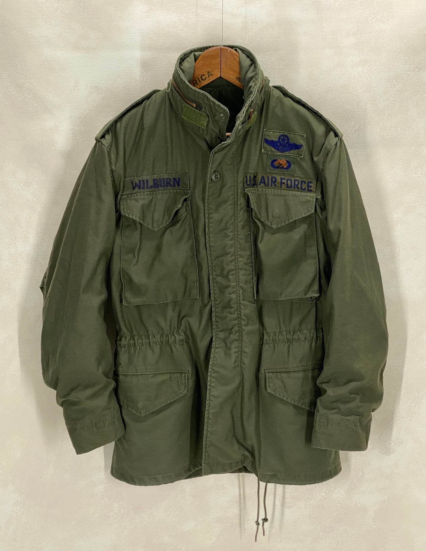Small Reg. Authentic 1982 US Army Vintage M-65 field jacket - USA Vintage Bcn