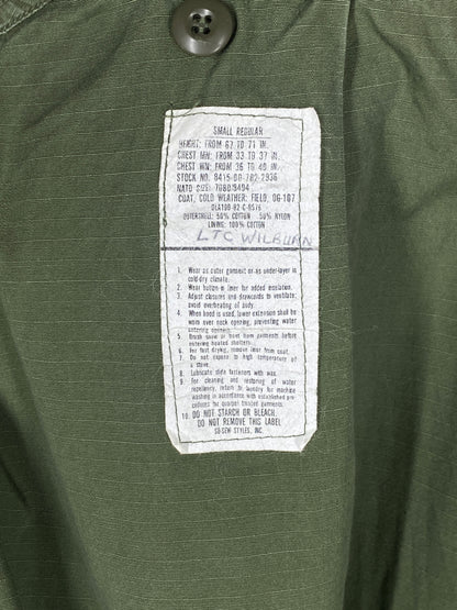 Small Reg. Authentic 1982 US Army M-65 Field Jacket – Vintage Military Coat Made in USA-AJ357 Studio