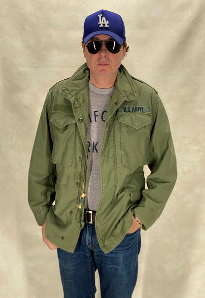 Small Reg. Authentic 1973 John Owbey US Army M-65 Field Jacket – Vintage Military Coat Made in USA-AJ357 Studio