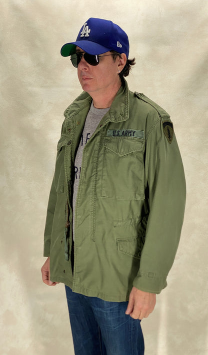 Small Reg. Authentic 1973 John Owbey US Army M-65 Field Jacket – Vintage Military Coat Made in USA-AJ357 Studio