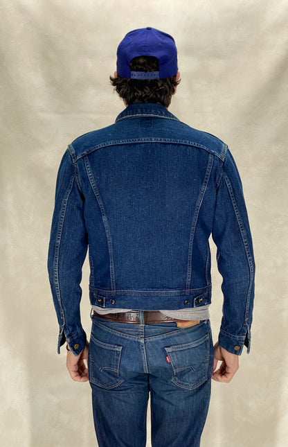 Size 36US / 46EU .Vintage 80s Lee Denim Shirt – 2 Pockets, Made in USA, Classic Workwear-AJ357 Studio